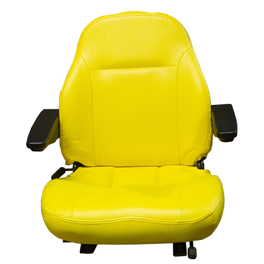 Replacement Yellow Seat w/Armrests Fits John Deere Z810A Z850A