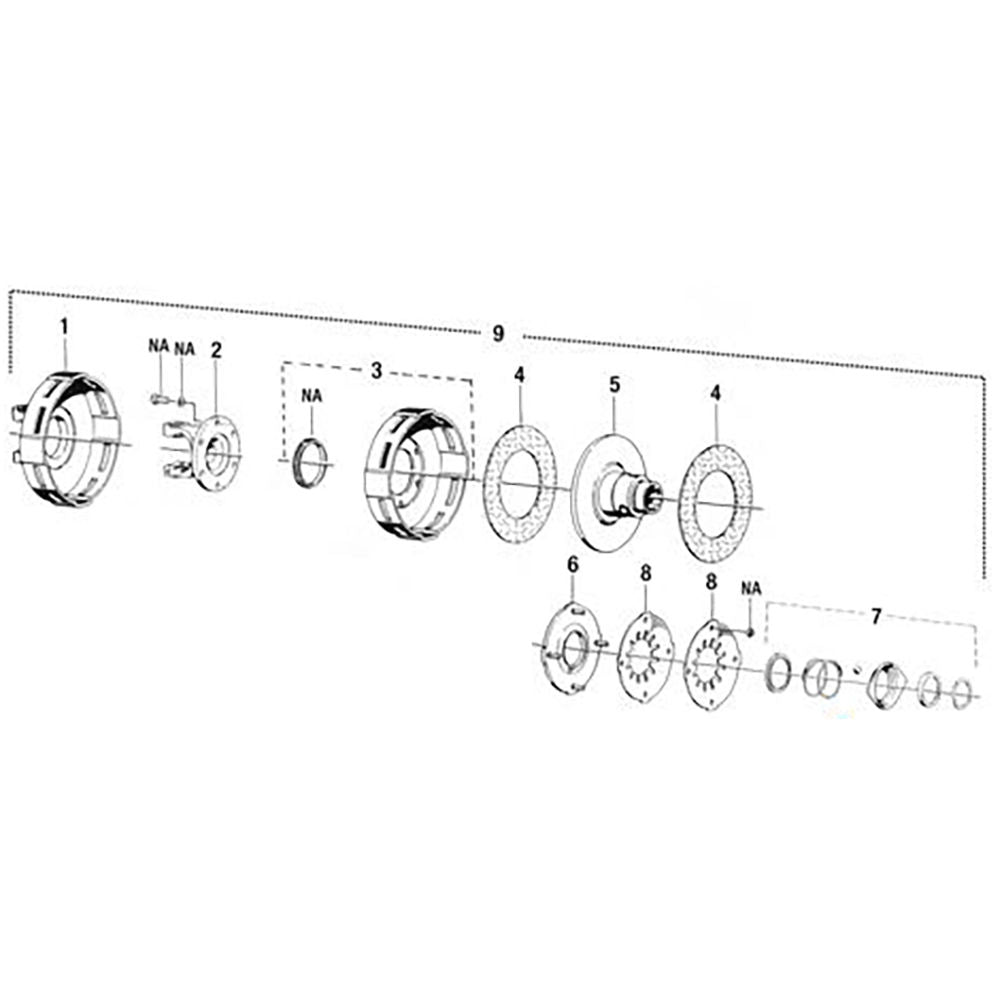 1059281M1 Fits Belleville Spring Fits Massey Ferguson MF Round Baler Models 1455