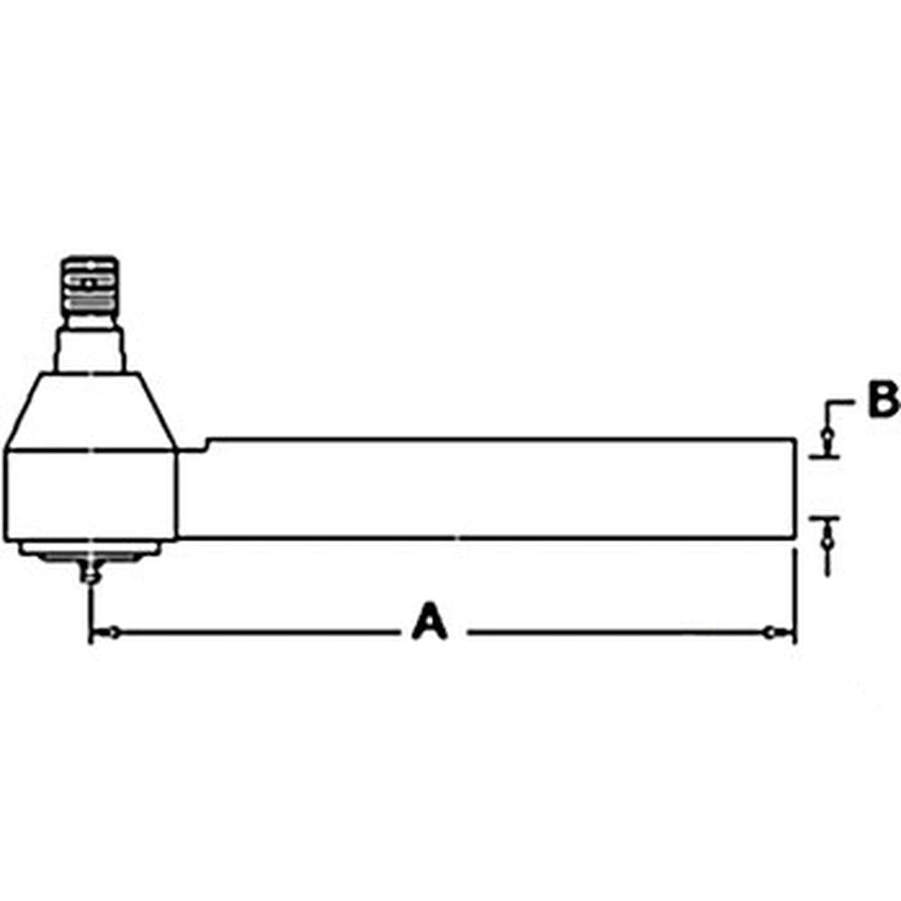126144A1 New Outer Tie Rod End Fits Case-IH Tractor Models 5120 5130 5140 +