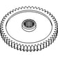 1671706M4 New Constant Mesh PTO Gear Fits Massey Ferguson MF Tractor Models