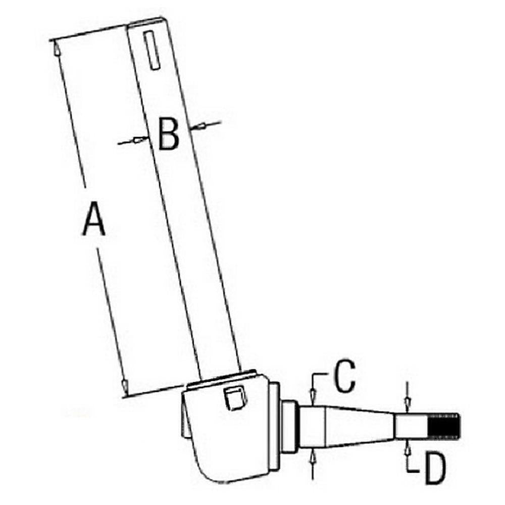 182557M92 Spindle Fits Massey Ferguson 40 50 65 RH