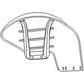 1884286M97 RH Fender Fits Massey Ferguson 231 240 240S 250 253 20D 20F