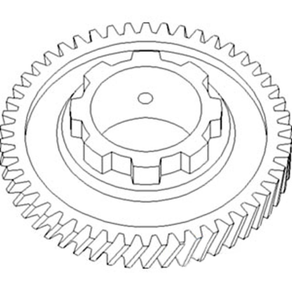 228293 225831 Pinion Shaft 3rd Gear Fits Allis Chalmers D12 D14 D15