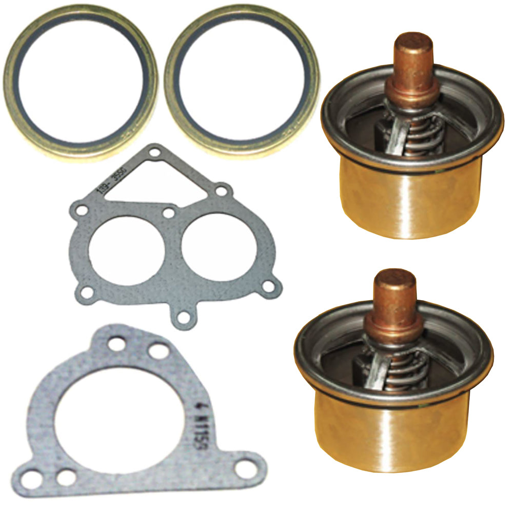 2477133 Thermostat And Gasket Kit Fits Caterpillar C15 MBN 6NZ 247-7133 ...