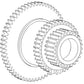 530699R1 New Cluster Gear Fits Case-IH Combine Models 915 1460 1470 1480 +