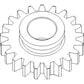 70232498 Reverse Idler Gear Fits Allis Chalmers Tractor Models CA