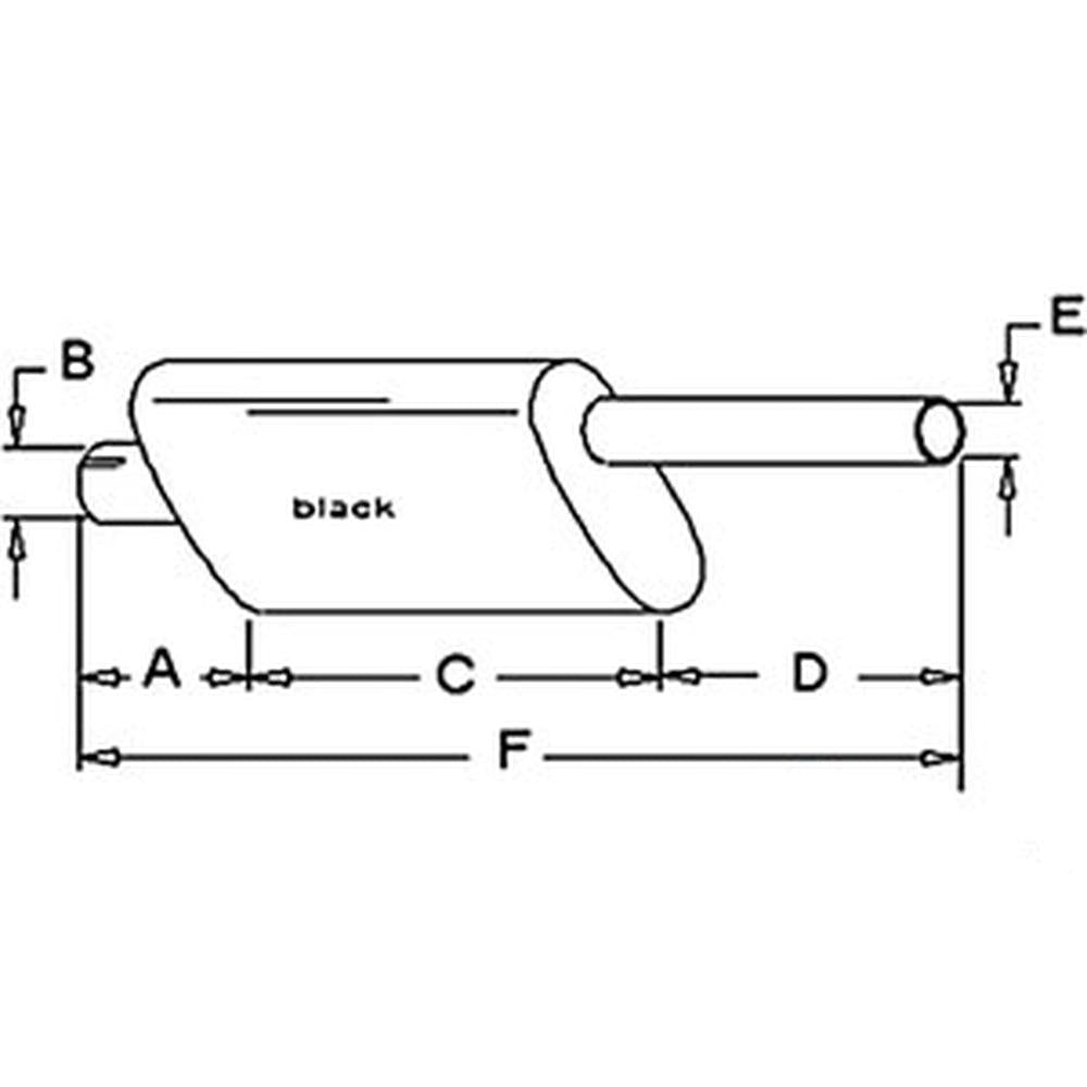 Muffler Fits Allis Chalmers D15 70237811