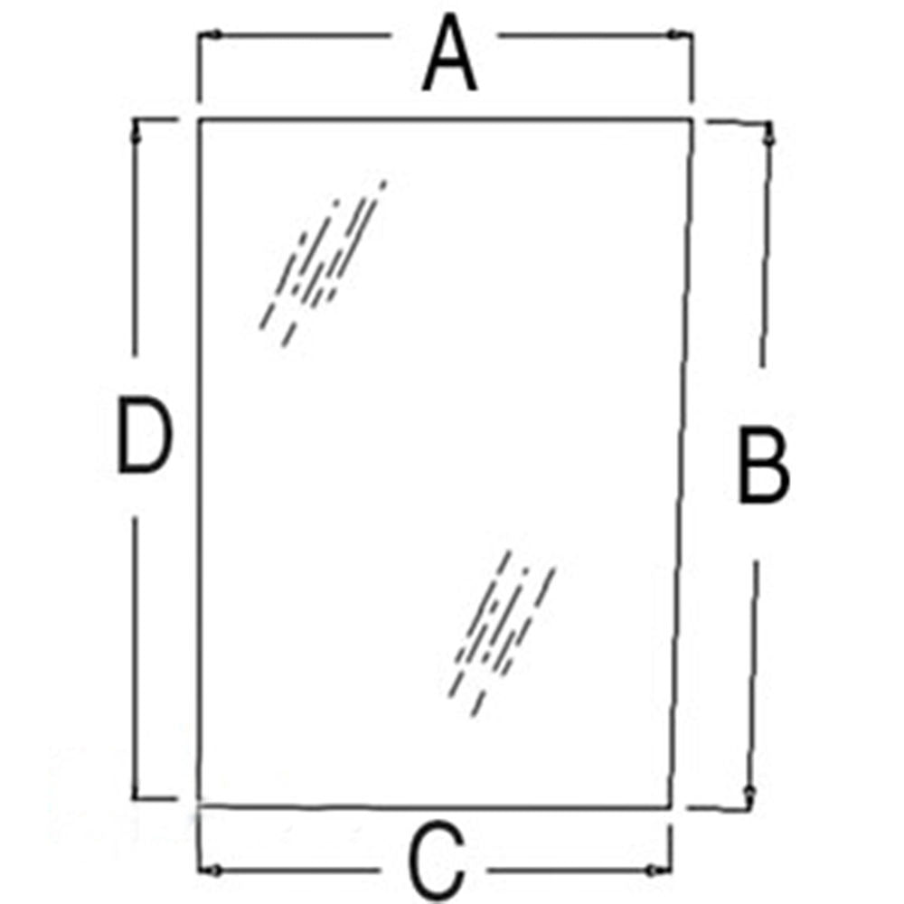 70577184 New LH Side Glass Fits Allis Chalmers 7000 7030 7040 7050 7060 7080 758