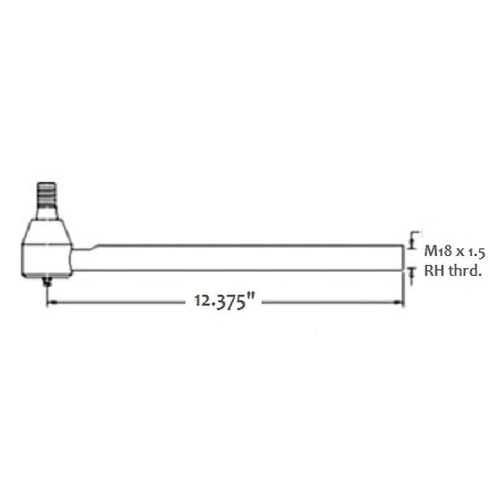 85805977 Tie Rod Fits Ford/New Holland 555E 575E 655C 655D 655E +