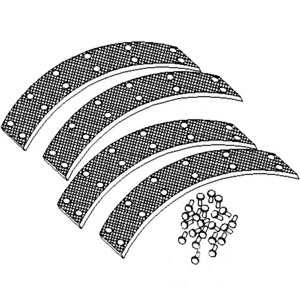 Brake Shoe Lining Set Fits Massey Ferguson 35 231 175 178 135 240 Fits Ford