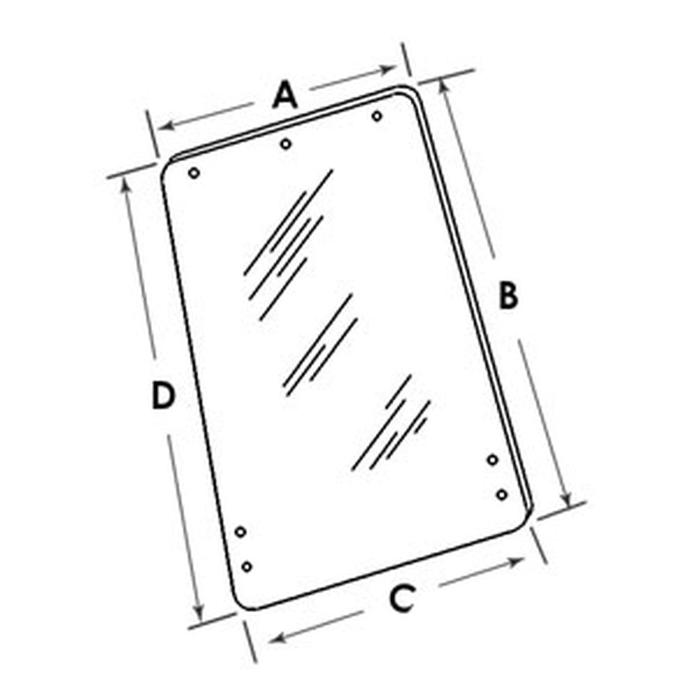 WN-D5NN9425722B-PEX Glass, Side Fits Ford/New Holland 233 234 2600 2600N 26