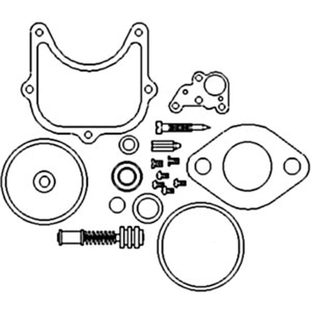 Fits Ford Tractor Holley Carburetor Rebuild Kit Early 2000 3000 4000 CKPN9590A H