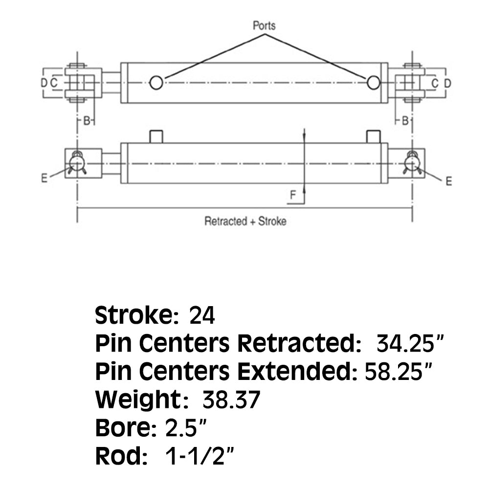 HCW-2524 HERCULES TIE RODS