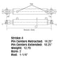 HCW-2004 New 2500 & 3000 PSI Double Acting Cylinder Fits Hercules Models