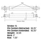 HCW-2016 New 2500 & 3000 PSI Double Acting Cylinder Fits Hercules Models