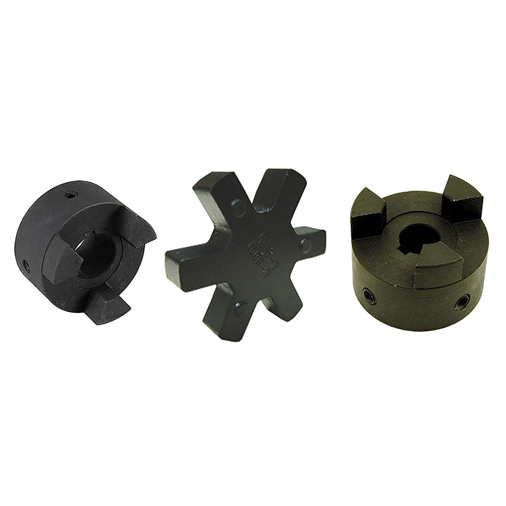 L095 ( 1" to 1-1/8" ) L-Jaw Coupling Set & Rubber Spider Coupler LO95 C-L095NBR