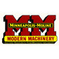 Decal 4" x 7 " for Minneapolis Moline