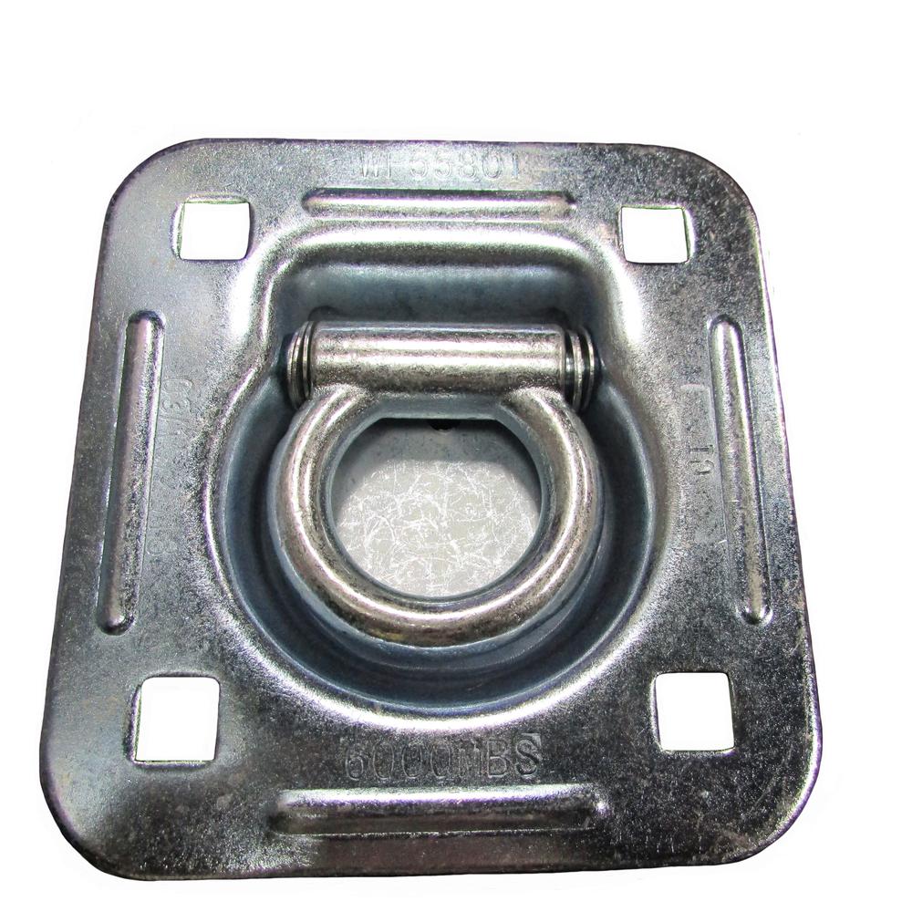 8 Recessed Floor D Rings w Backing Plate Toy Hauler Enclosed Trailer Tie Downs Reliable Aftermarket Parts Inc