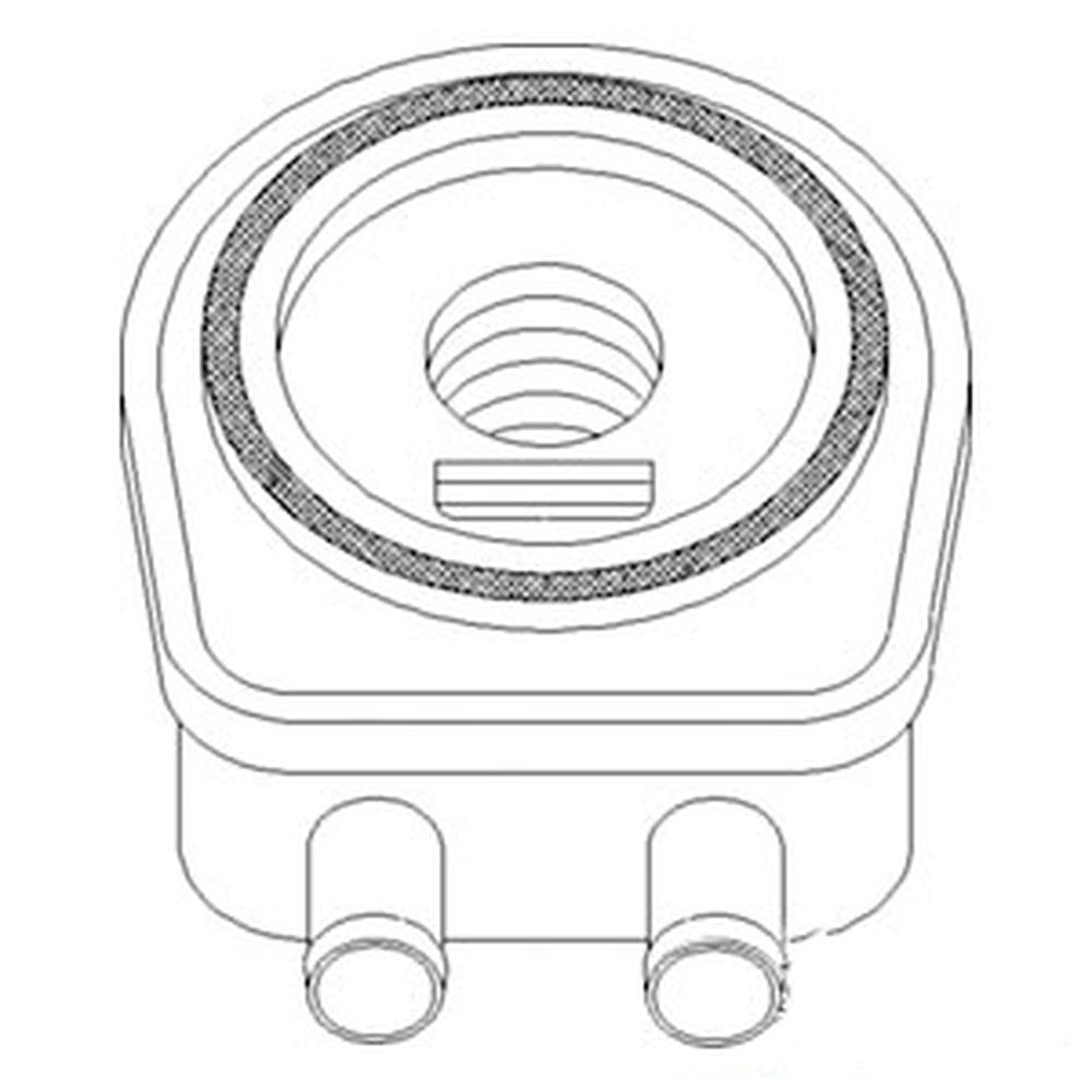 RE61767 Oil Cooler with O'Ring Seal Fits John Deere 2030 2150 2155 2255 2355 255