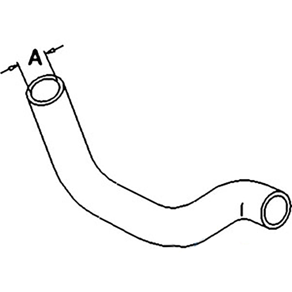 SBA310160450 Upper Radiator Hose Fits Ford New Holland Compact Tractor 1700