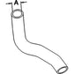 SBA310161091 Lower Radiator Hose Fits Ford New Holland 1320 1520 1620 1715