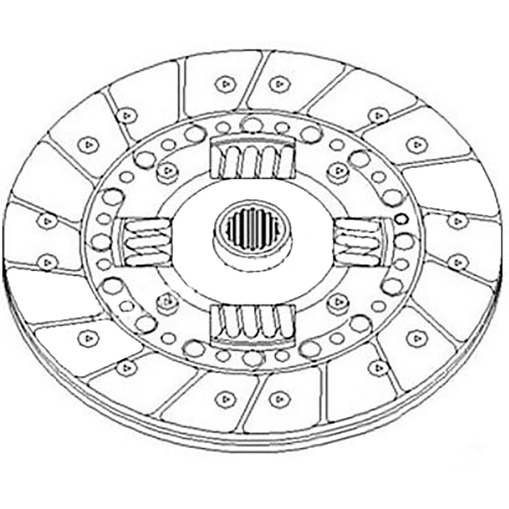 SBA320400243 Clutch Disc Fits Ford New Holland TC18 TC21D TC21DA 1120 1210