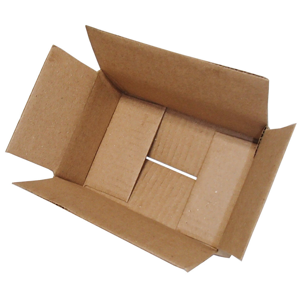 Set of Thirty-Five (35) 6x4x2 Brown Cardboard Shipping Boxes