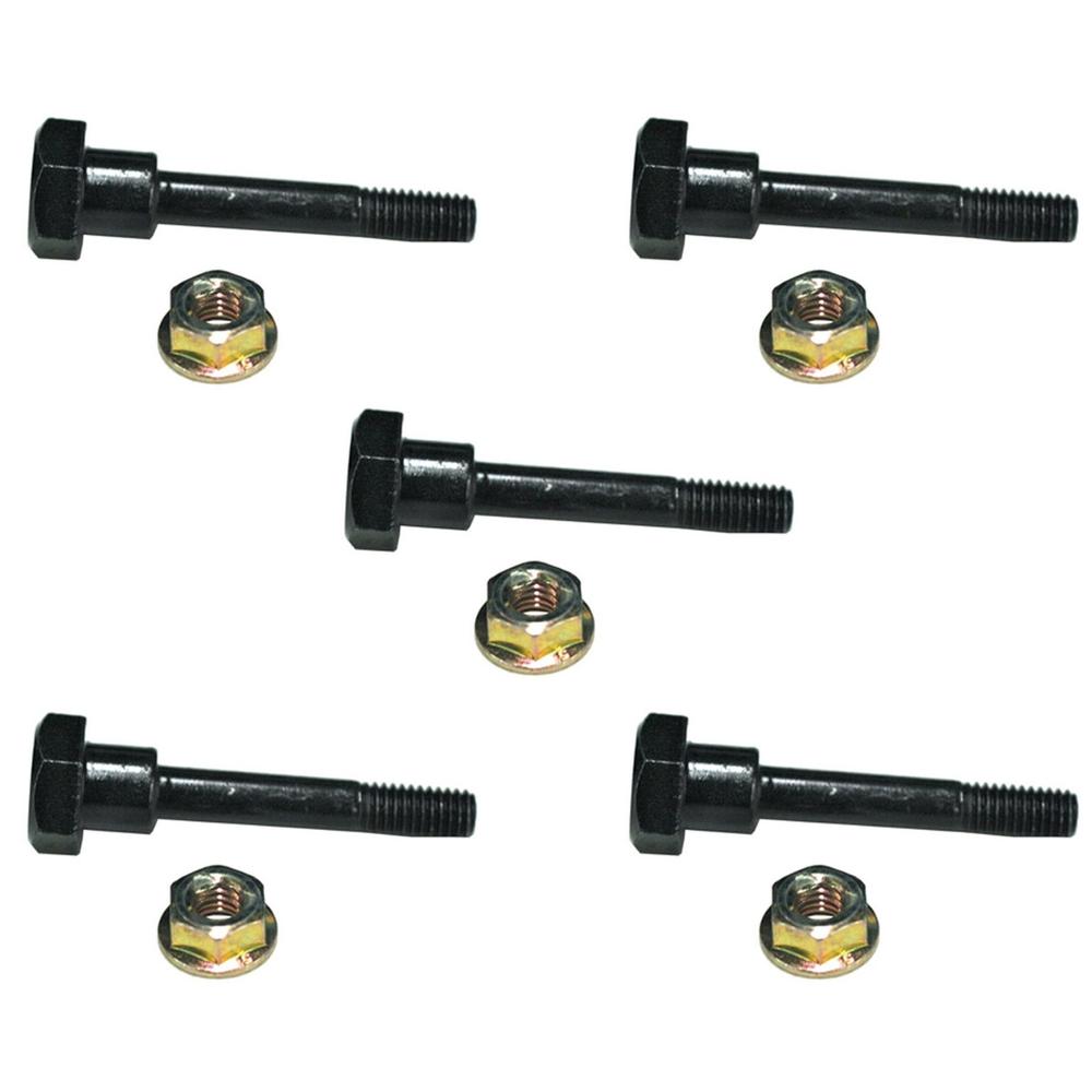 (5) SHEAR PINS & BOLTS Fits Honda HS1132 HS50 HS55 HS624 HS70 Push ...