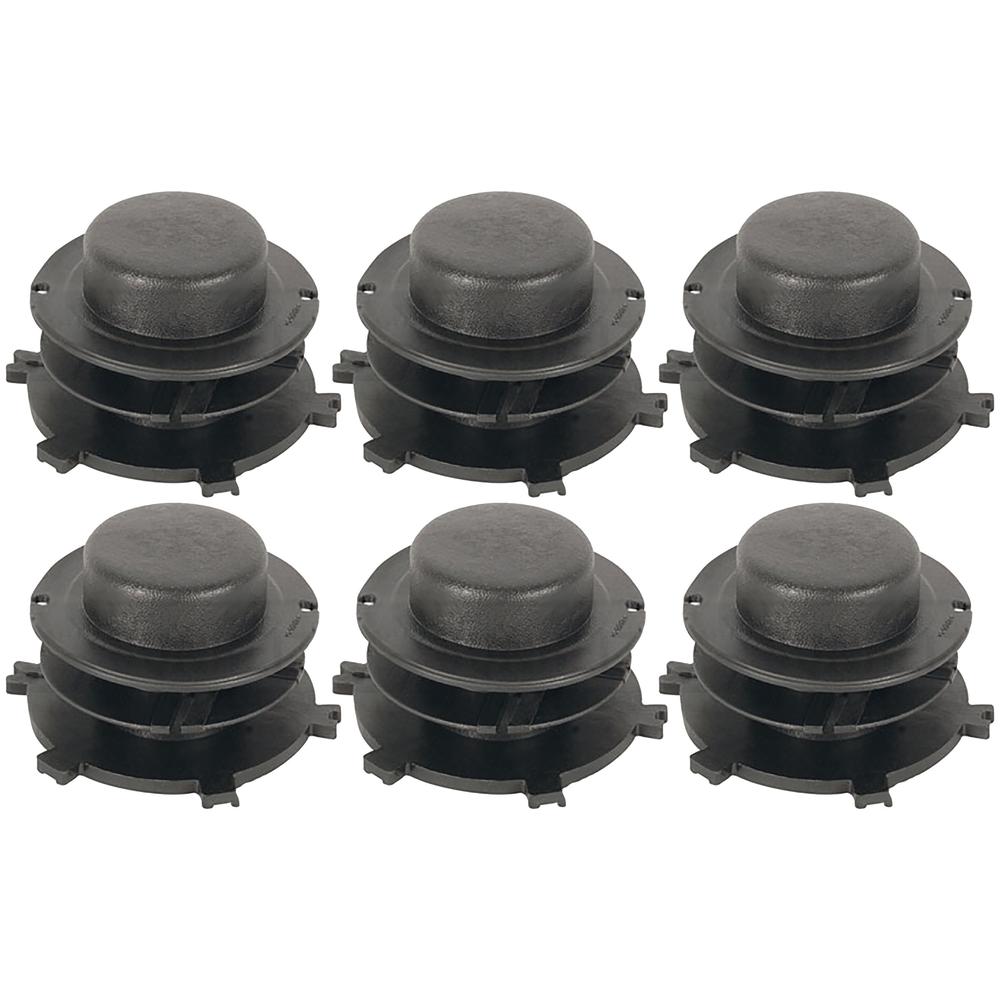 Set of Six (6) Trimmer Head Spools Fits Stihl Autocut 25-2 Trimmer Heads