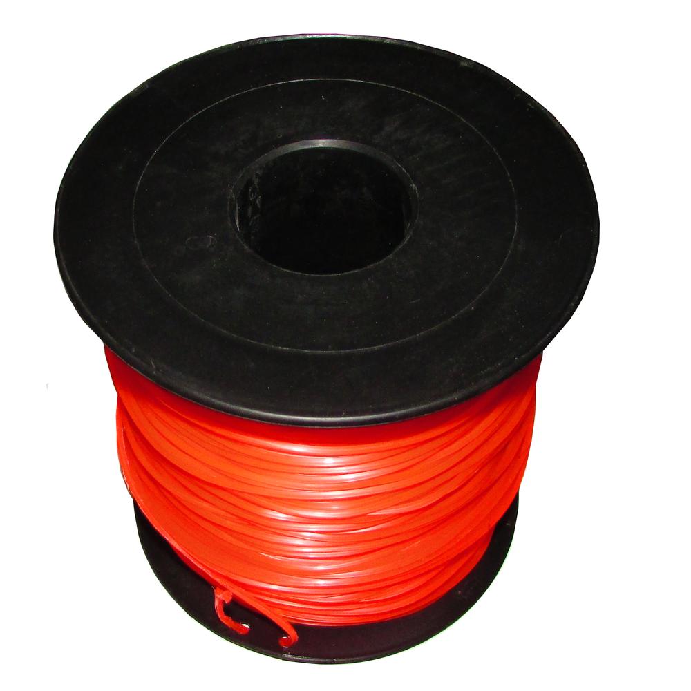 5 lb, .095" Square Red Commercial Trimmer Line Spool Roll Fits Echo Fits Stihl R