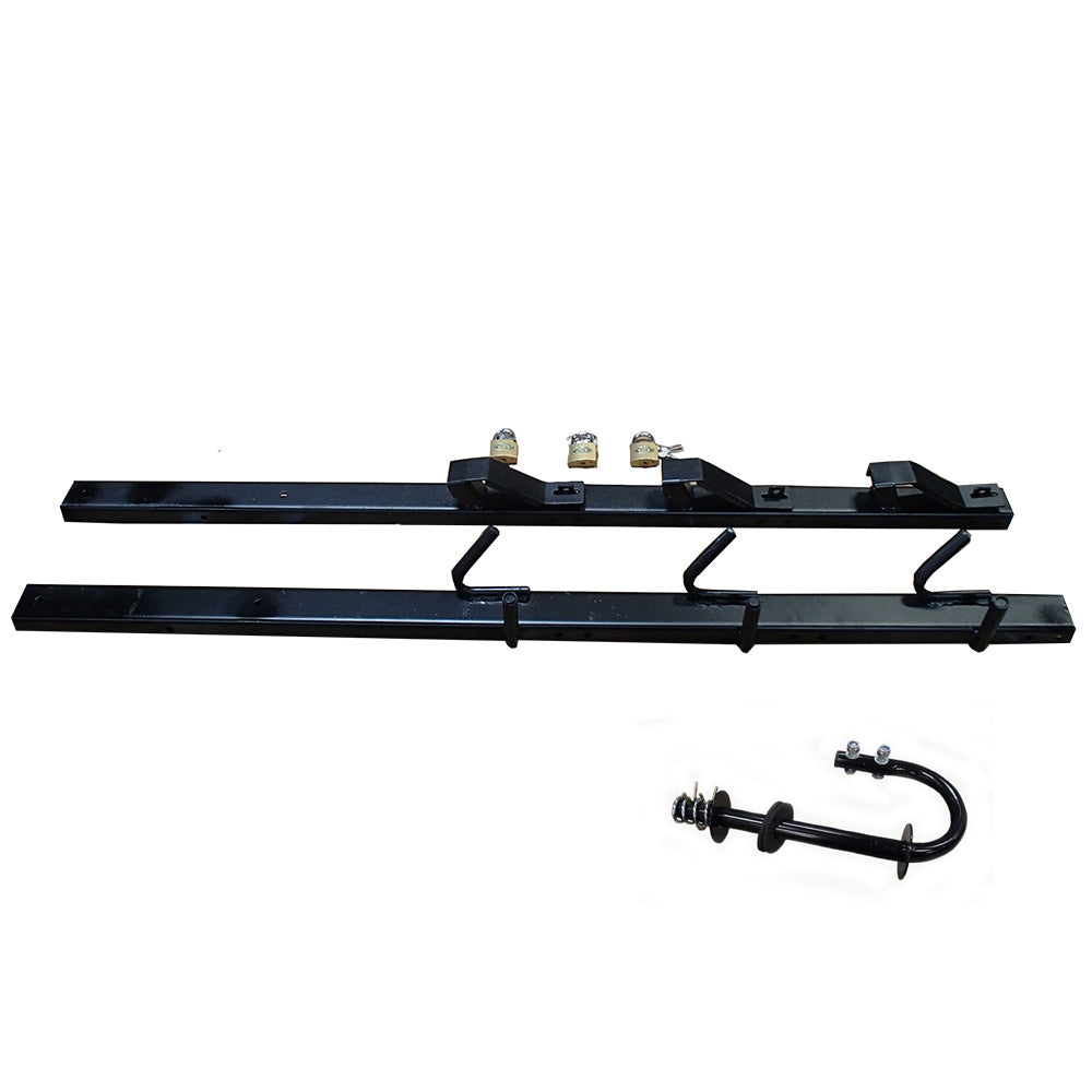 3-Place Trimmer Rack with a FREE 3 LB. Trim line Holder OPEN Landscape Trailer