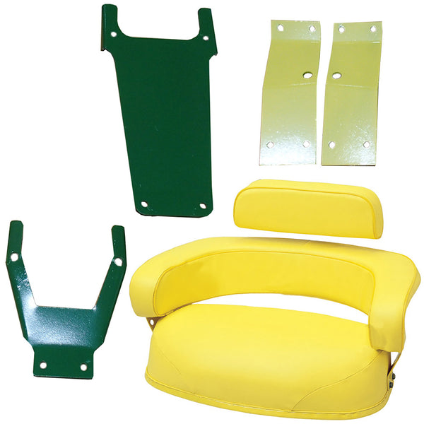John Deere Yellow Seat Cushion AM117446 - Green Farm Parts